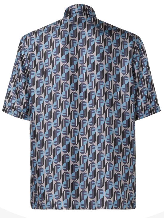 25FW 펜디 셔츠 FS0795AVDB F1TRQ Blue - FENDI