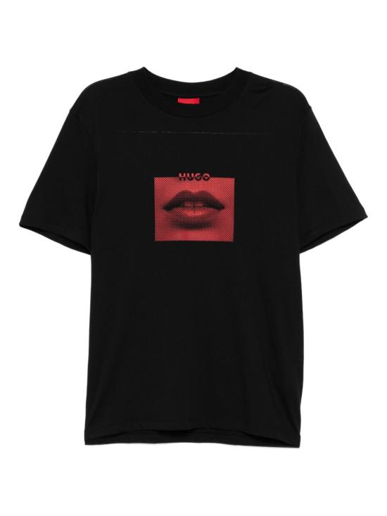 25FW 휴고보스 반팔 티셔츠 50544496 001 Black