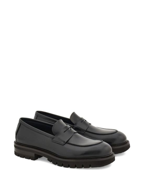 25FW 살바토레 페라가모 로퍼 02A597 7888313E Black - SALVATORE FERRAGAMO