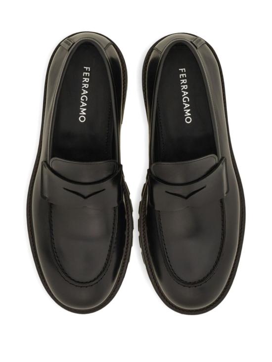 25FW 살바토레 페라가모 로퍼 02A597 7888313E Black - SALVATORE FERRAGAMO