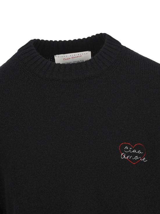 25FW 지아다 베닌카사 스웨터 S25M10 02 Black - GIADA BENINCASA