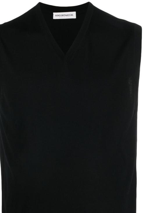 25FW 고즈 보태니컬 베스트 107 NERO Black - GOES BOTANICAL