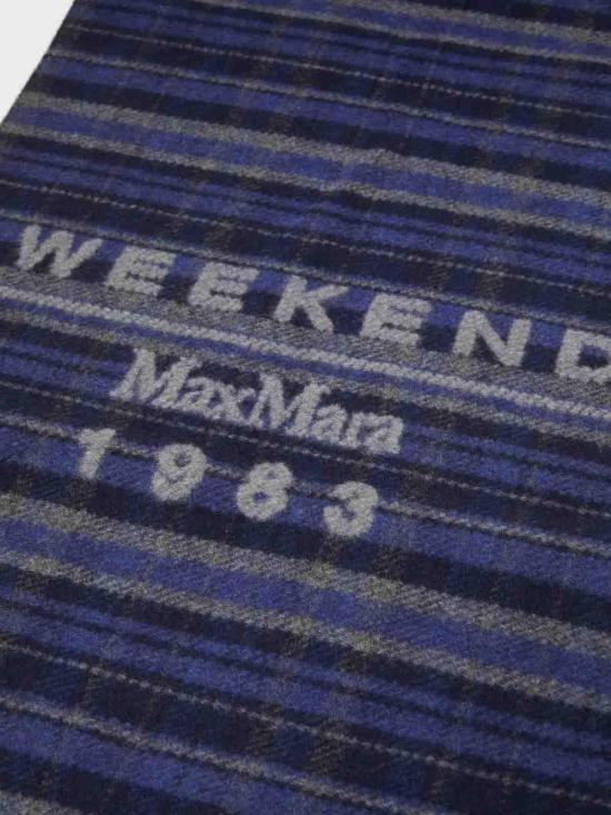 25FW 위켄드막스마라 머플러/스카프 2525546085600004 Dark Blue - WEEKEND MAX MARA