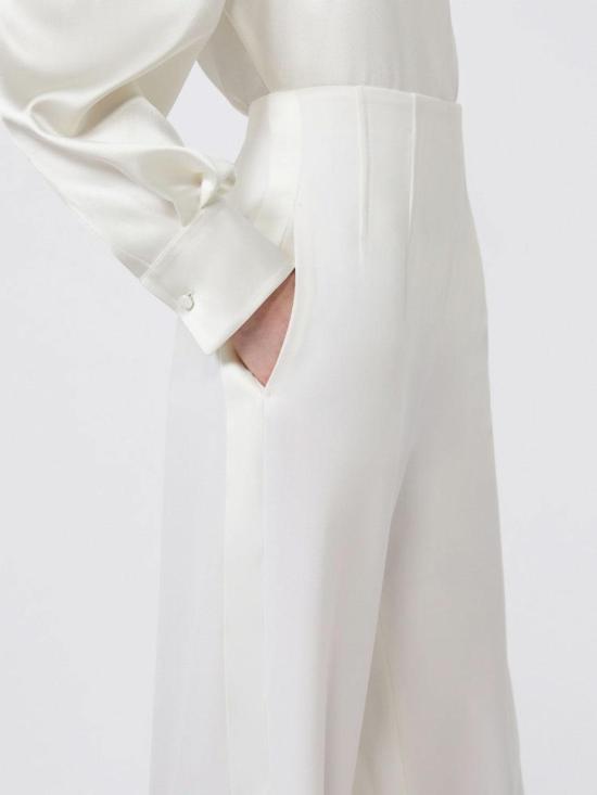  막스마라 스트레이트 팬츠 2521136034600001 White - MAX MARA