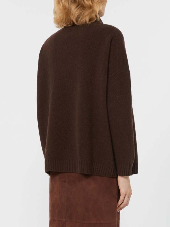  위켄드막스마라 탑 2525366112600007 Dark Brown - WEEKEND MAX MARA