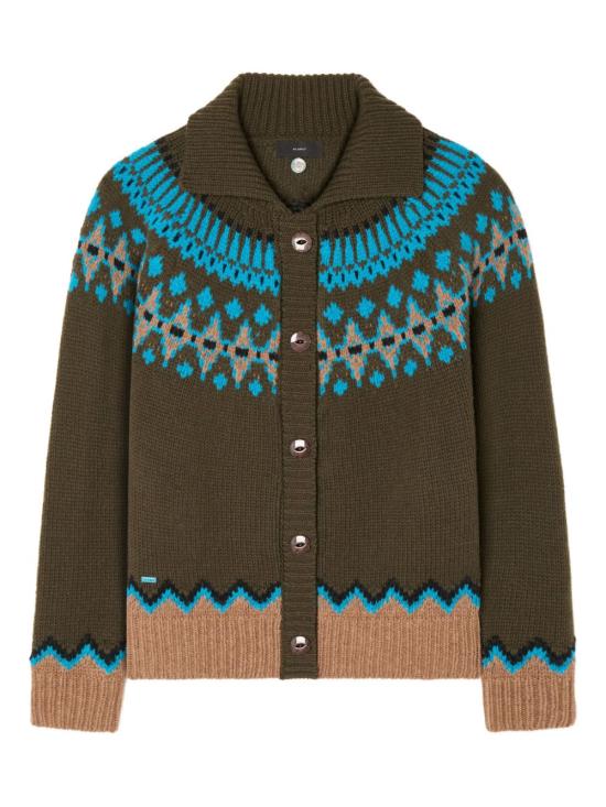 25FW 알라누이 수트 자켓 LWHQ01DE25KNI001 5664 OLIVA MULT