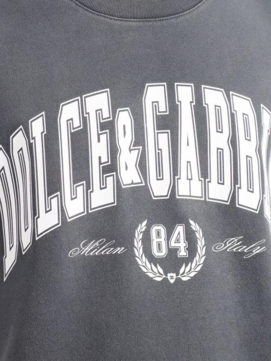25FW 돌체앤가바나 반팔 티셔츠 G8TA2T G7PK7N9833 Grigio scurissimo - DOLCE & GABBANA