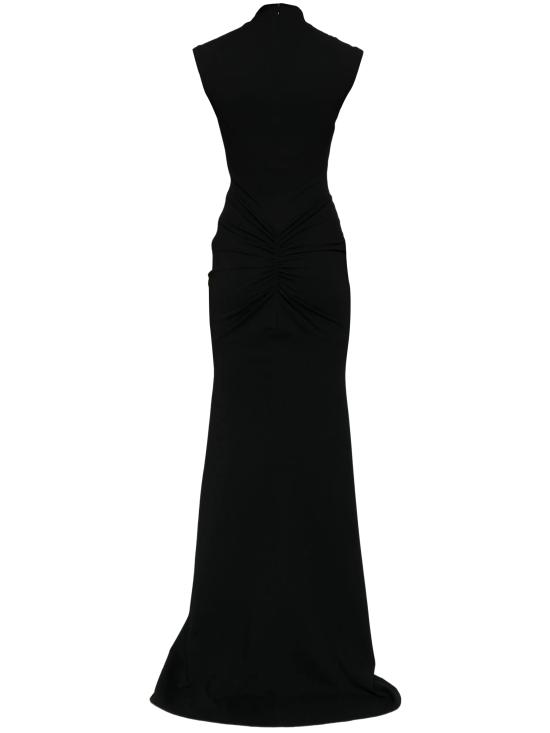 25FW 자크뮈스 미디 원피스 DRW00674AW00476 990 Black - JACQUEMUS