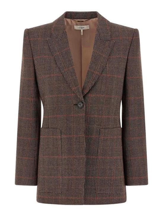 25FW 끌로에 수트 자켓 CH25AVE5309793C Brown