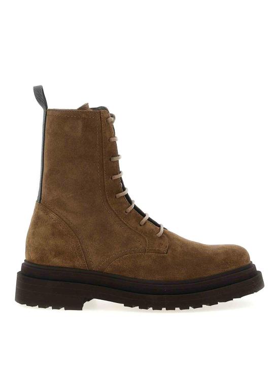  브루넬로 쿠치넬리 부츠 MZSFG3036C7495 Brown