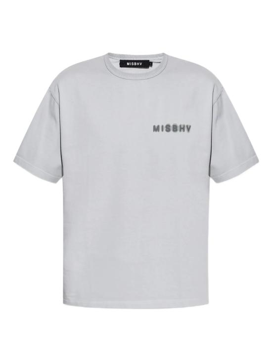 25FW 미스비헤이브 반팔 티셔츠 251M126 LIGHT GREY Grey