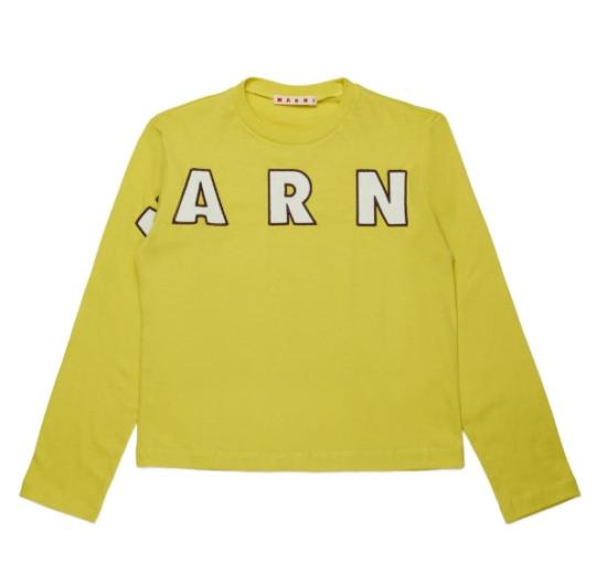 25FW [키즈] 마르니 티셔츠 M01263 M00RF0M222