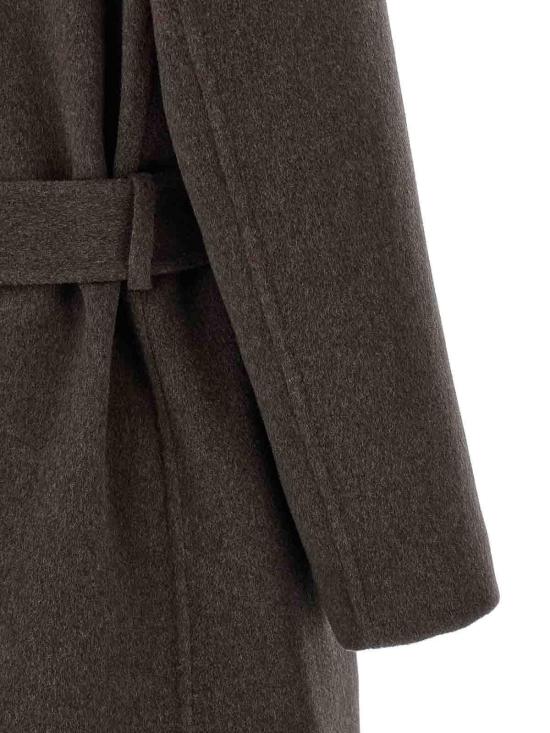 25FW 브루넬로 쿠치넬리 브루넬로 쿠치넬리 더블 브레스티드 피 코트 MD5329893C017 - BRUNELLO CUCINELLI