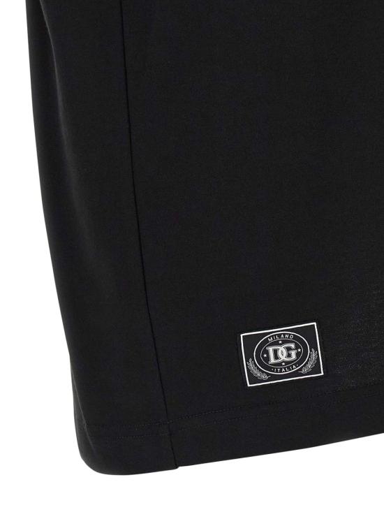 25FW 돌체앤가바나 반팔 티셔츠 G8PN9Z G7PIXN0000 Black - DOLCE & GABBANA