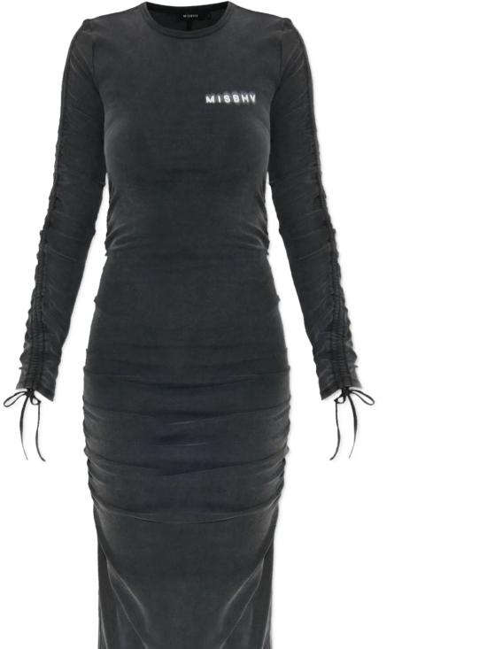 25FW 미스비헤이브 미디 원피스 251W820 WASHED BLACK - MISBHV