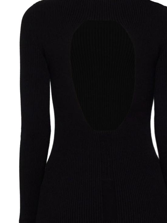 25FW 릭 오웬스 스웨터 RP02E4683 RIBVI09 Black - RICK OWENS