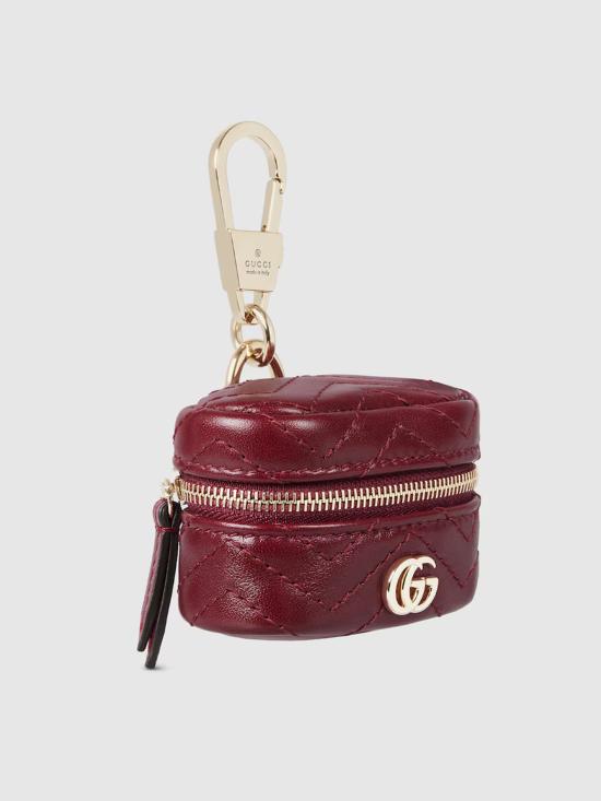 25FW 구찌 GG 마몽 에어팟 파우치 837751AAE4S 6207 Red - GUCCI