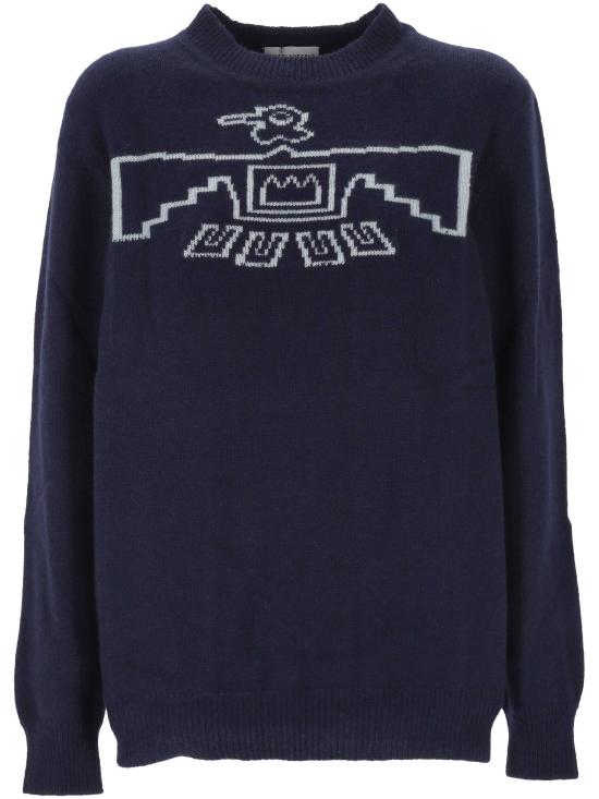 25FW 이리플레이서블 스웨터 THUNDERBIRD BLUE NAVY