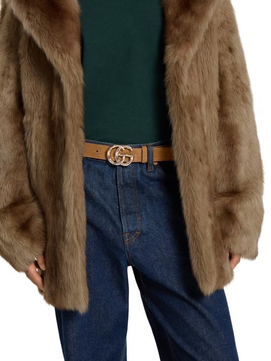 25FW 구찌 GG 마몽 벨트 847228CA00G 2118 - GUCCI