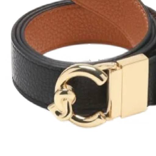 25FW 코치넬리 벨트 E3SSM110601 944 NOIR W TAUPE - COCCINELLE