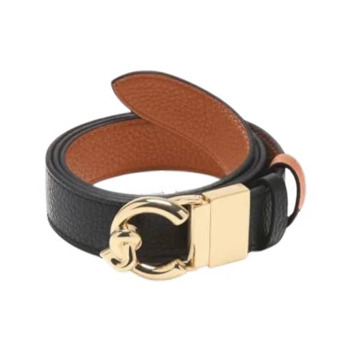 25FW 코치넬리 벨트 E3SSM110601 944 NOIR W TAUPE