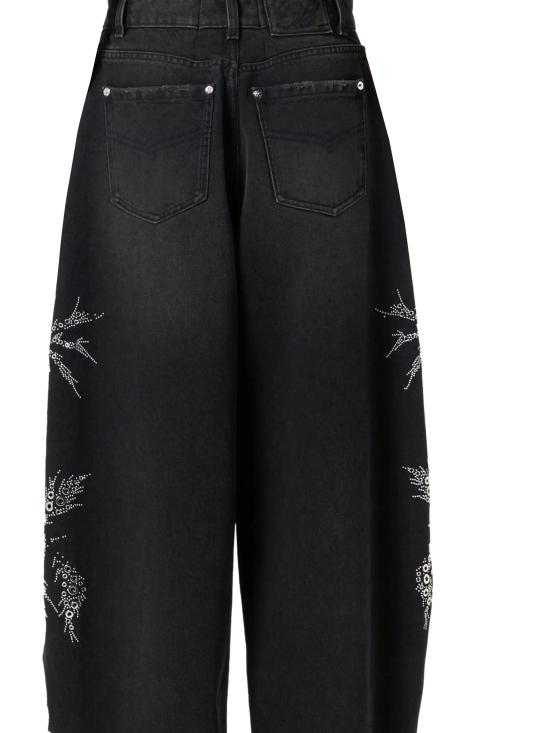 25FW 블루마린 데님 팬츠 A544J122A N0990 Black - BLUMARINE