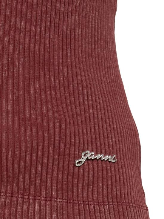 25FW 가니 긴팔 티셔츠 T4263 431 PORT ROYALE - GANNI