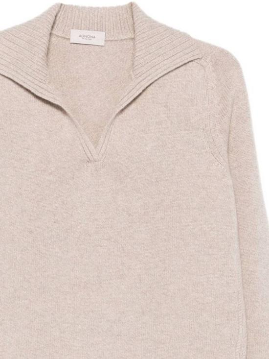25FW 아뇨나 스웨터 K310018 0K050NN20 BEIGE ALBINO - AGNONA