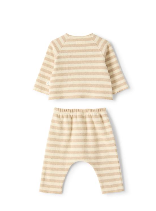 25FW [키즈] 테디 앤 미노우 트레이닝웨어/오버롤/세트 A25TDF0003M1091 124 Beige - TEDDY & MINOU