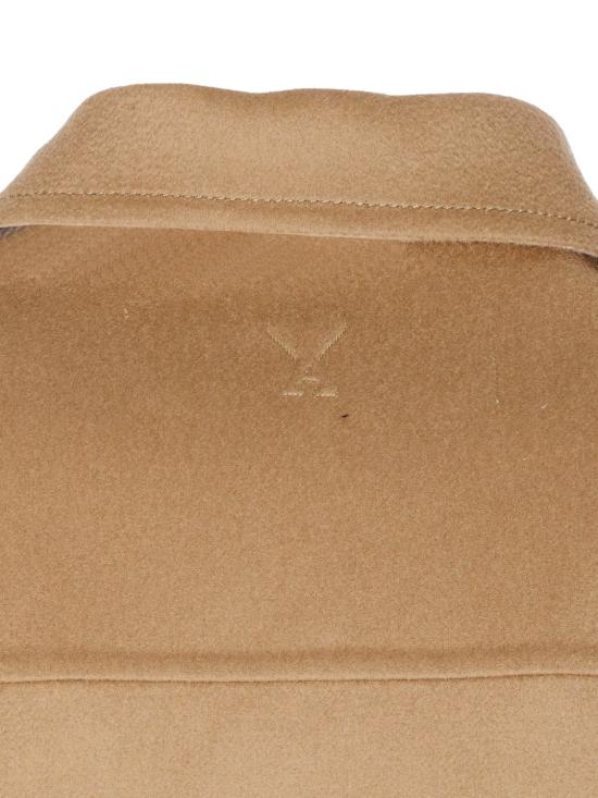 25FW 아미 울 트러커 재킷 UJK847 WO00092802 CAMEL WHITE COFFEE - AMI