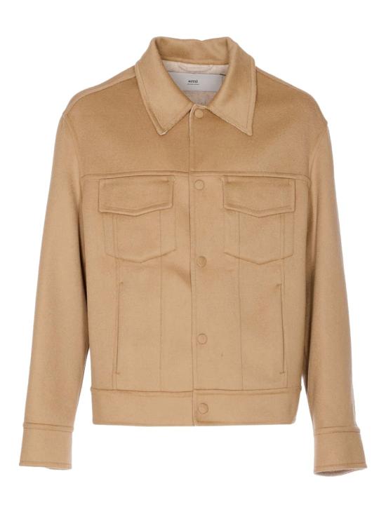 25FW 아미 울 트러커 재킷 UJK847 WO00092802 CAMEL WHITE COFFEE