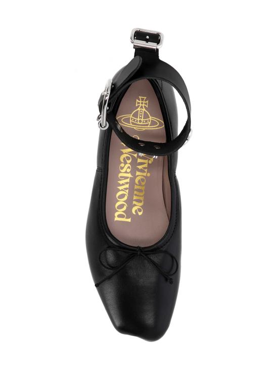 25FW 비비안웨스트우드 플랫 슈즈 7201000MW C006QN401 Black - VIVIENNE WESTWOOD