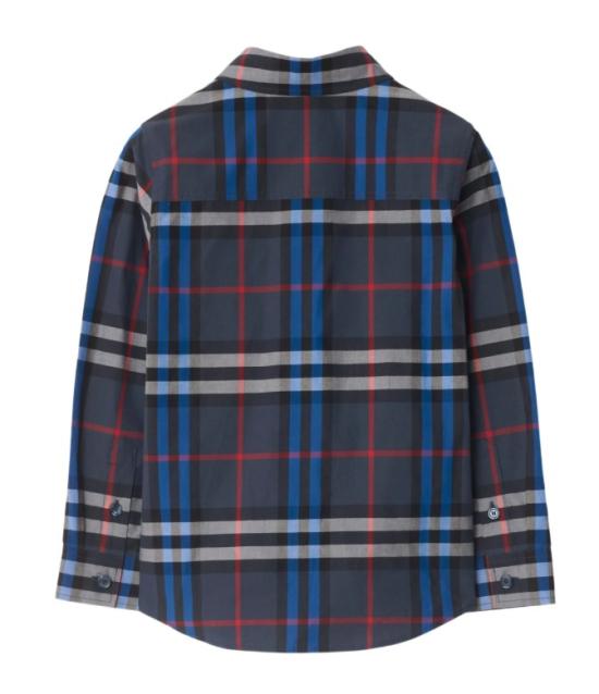 25FW [키즈] 버버리 셔츠 8109086 X Storm blue ip check - BURBERRY