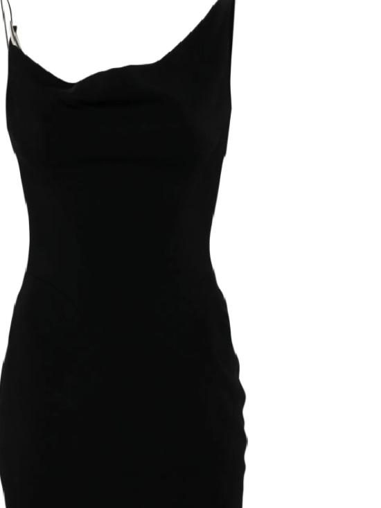 25FW 뮈글러 미디 원피스 25F1RO1621470 1999 Black - MUGLER