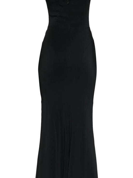 25FW 뮈글러 미디 원피스 25F1RO1621470 1999 Black - MUGLER