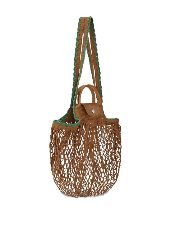 25FW 롱샴 플리아쥬 필렛 L 탑 핸들백 10121HGW 004 Brown - LONGCHAMP