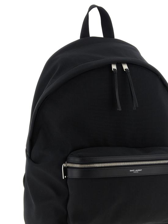 26FW 생로랑 CITY 시티 클래식 로고 백팩 534967FAEYY1000 Black - SAINT LAURENT