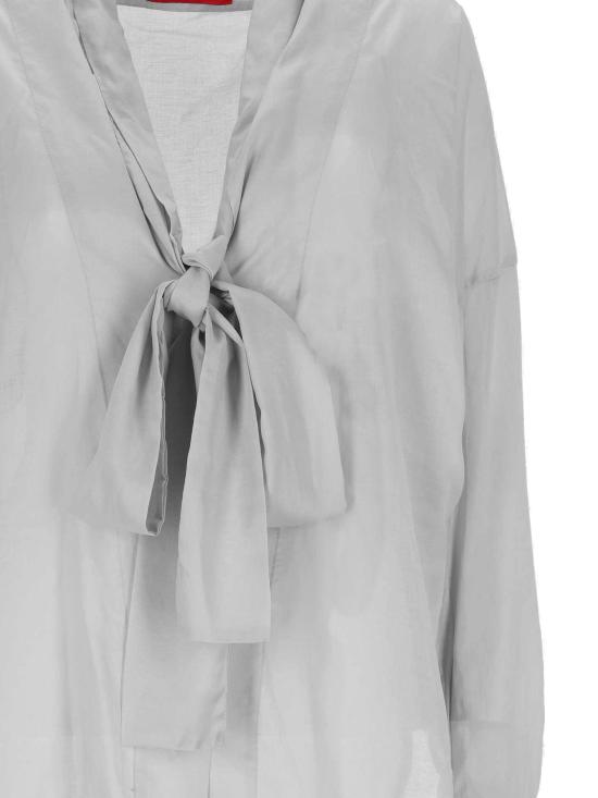 25FW 더 레이티스트 블라우스 TLW04004T0172ABTP T0454 Ice grey - THE LATEST