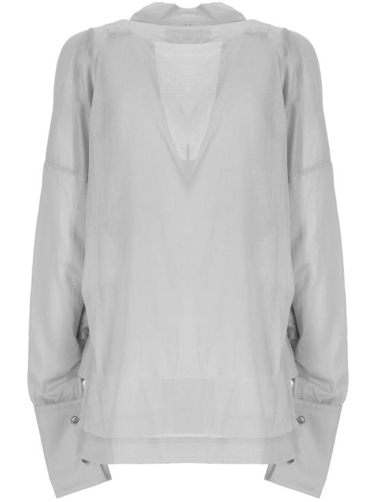 25FW 더 레이티스트 블라우스 TLW04004T0172ABTP T0454 Ice grey - THE LATEST