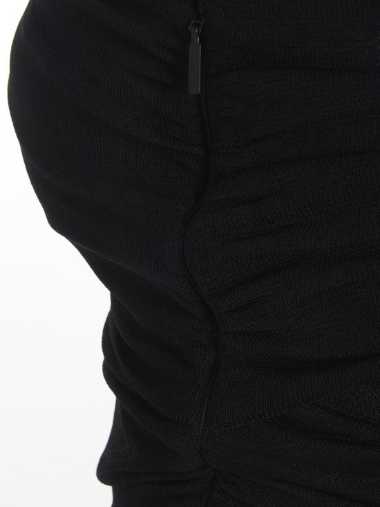  생로랑 롱 원피스 734466Y76AJ1000 Black - SAINT LAURENT
