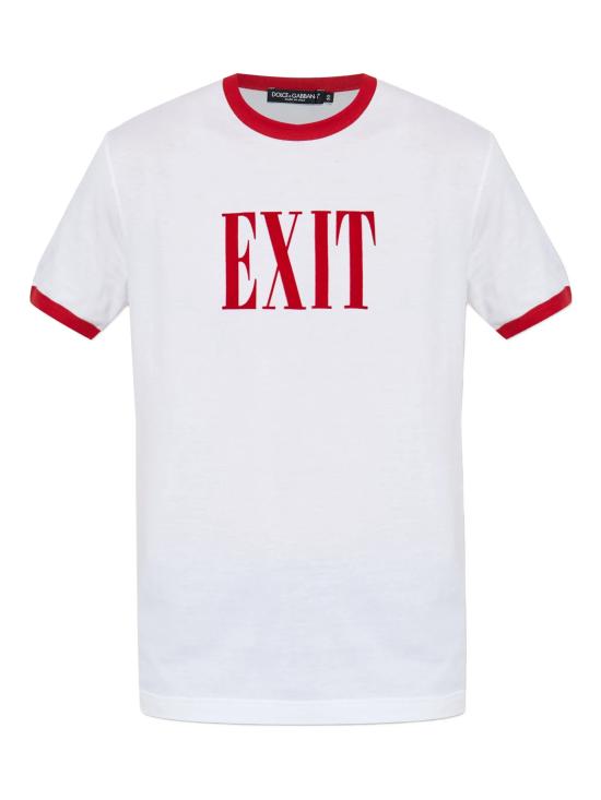 25FW 돌체앤가바나 반팔 티셔츠 G8PV1T G7PHKW0800 White