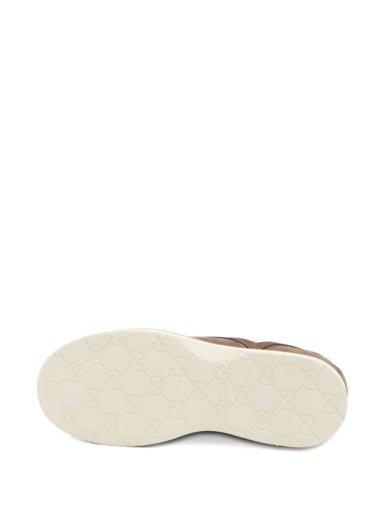 25FW 구찌 라운드 토 레이스업 앵클 부츠 831149 AAEZE2541 CUIR BEIGE EBONY - GUCCI