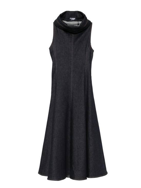 25FW 자크뮈스 미디 원피스 DRW00720AD00041 390 Blue