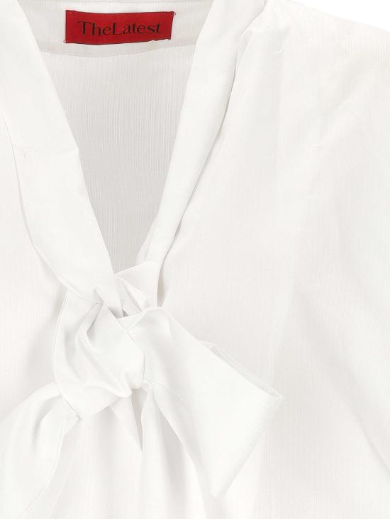 25FW 더 레이티스트 블라우스 TLW04004T0202ABTP T0001 White - THE LATEST