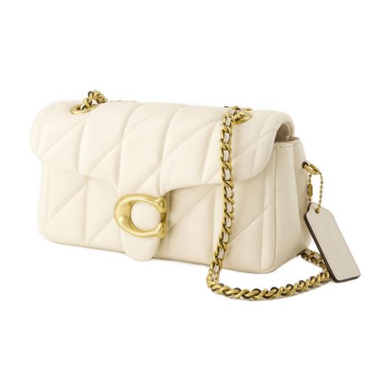 26FW 코치 태비 20 체인 숄더백 CP149 B4 HA white - COACH
