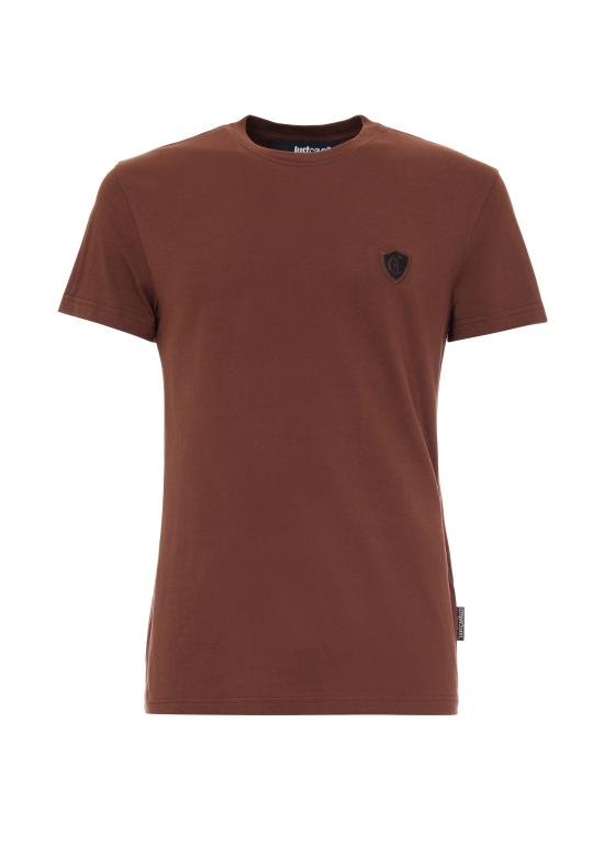 25FW 로베르토 카발리 반팔 티셔츠 79OAHT22 CJ500747 Brown