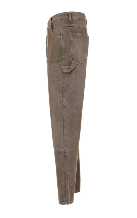 25FW 로베르토 카발리 스트레이트 팬츠 79OAB5W3 CEWC2185 Green - ROBERTO CAVALLI