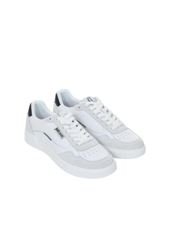 25FW 로베르토 카발리 스니커즈 79QA3SB2 ZPB51003 White - ROBERTO CAVALLI