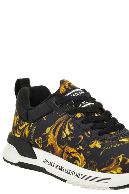 25FW 베르사체 스니커즈 79YA3SA1 ZSD05G89 Black - VERSACE