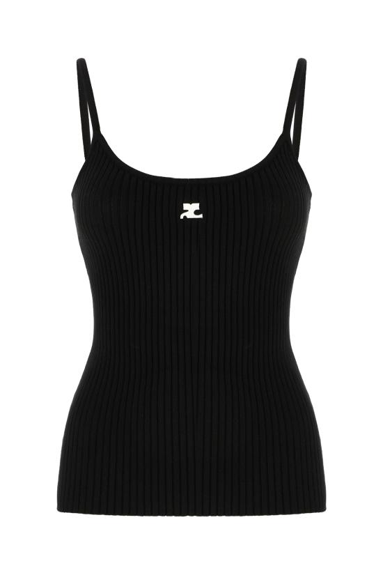 25FW 쿠레쥬 민소매 티셔츠 PERMDE012FI0001 0001 HERITAGE WHITE